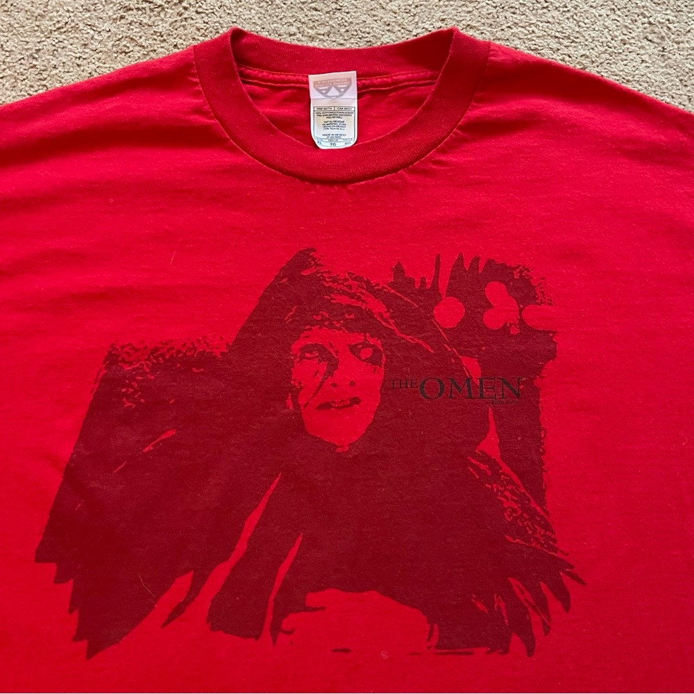 Vintage 2006 The Omen Horror Movie DVD Release Promo T Shirt Size XL Licensed